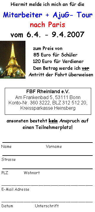 Anmeldung