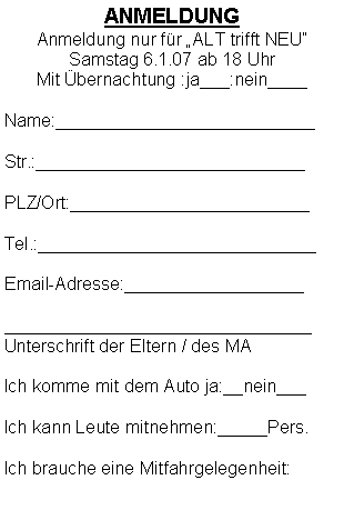 Anmeldung